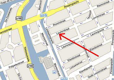 Omgevingskaart Laurierstraat